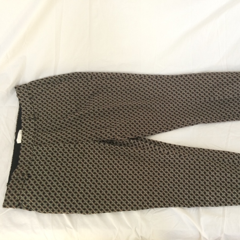 Black gold and silver stretchy pants